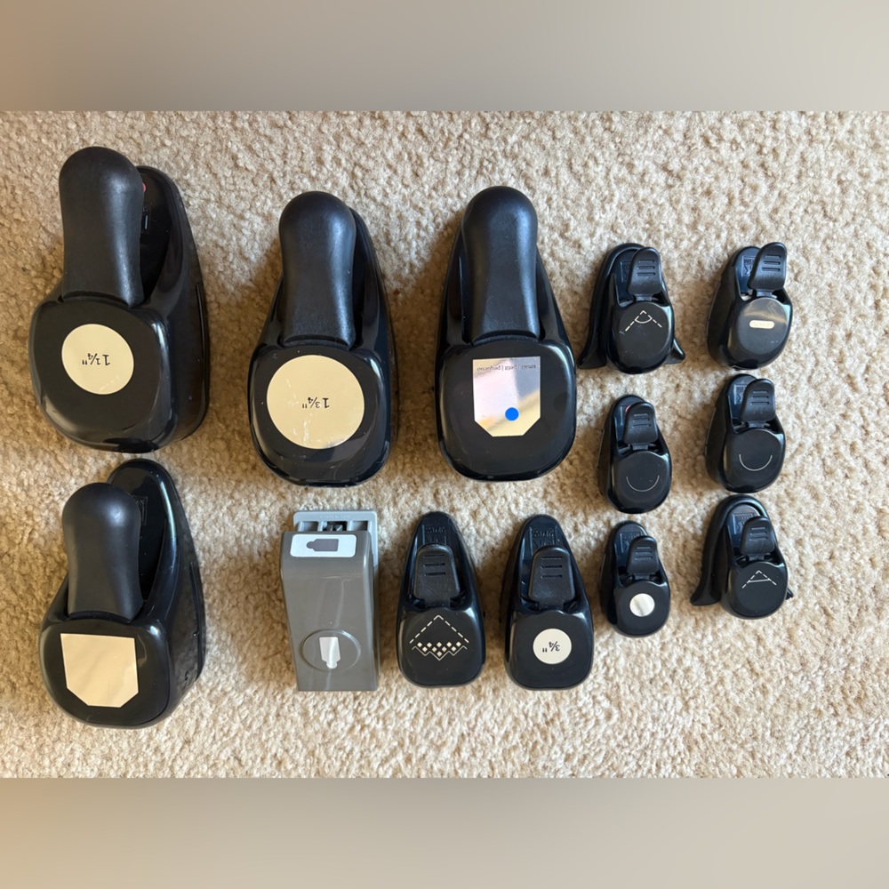 Stampin' Up! Black Craft Punch Set